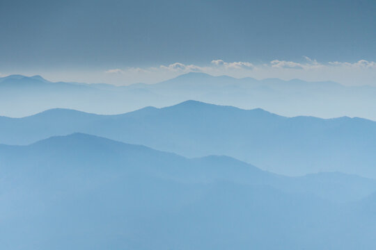 Blue Ridge Mountain Top Background