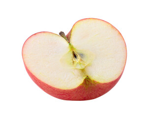 apple slice isolated on transparent png