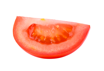 tomato slice isolated on transparent png