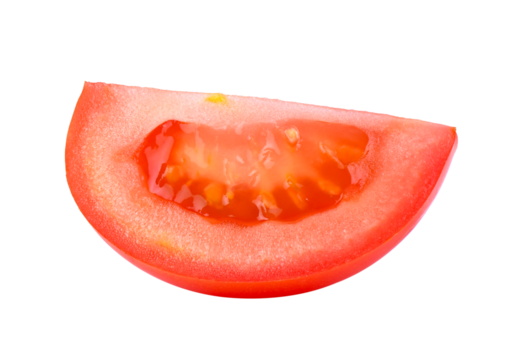tomato slice isolated on transparent png