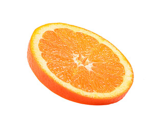 orange fruit slice isolated on transparent png
