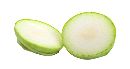 Kohlrabi isolated on alpha layer background