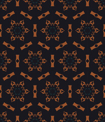 Geometric pattern. Seamless vector background. Ethnic graphic design.