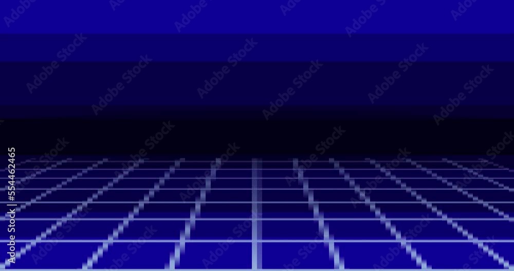 Aufkleber animation of pixel art 80s retro sci-fi background. pixel art 8bit vector video game retro wave