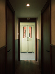 corridor in the hotel