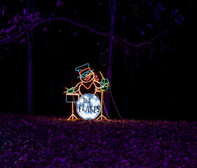 Christmas lights at tillies spark in St louis mo