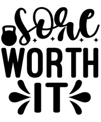 GYM SVG Typography t shirt design vectors graphic art 