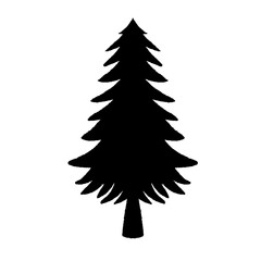 very attractive pine tree, suitable for decorating your design