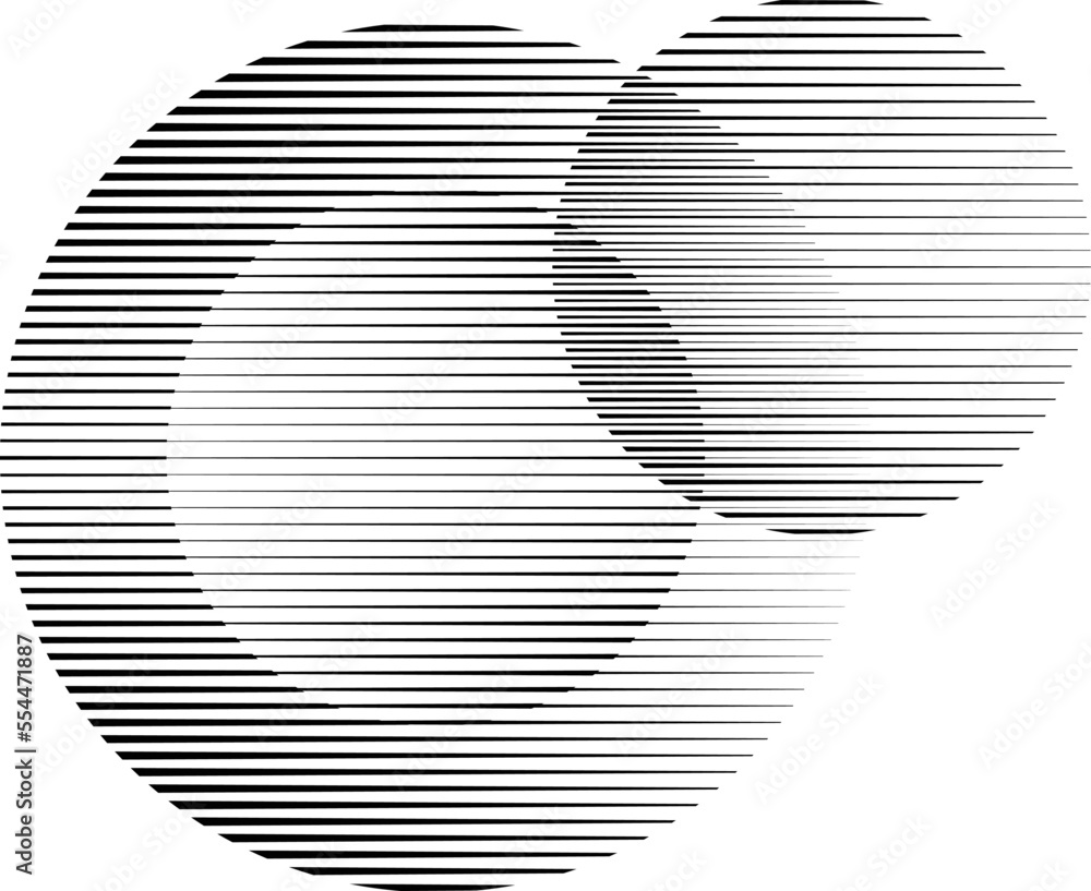 Poster lines in circle form . spiral vector illustration .technology round logo . design element . abstract
