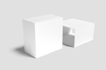 Fototapeta premium Slide Box Blank Mockup