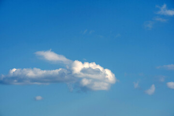Summer blue sky cloud gradient light white background. Beauty clear cloudy in sunshine calm bright winter air bacground.