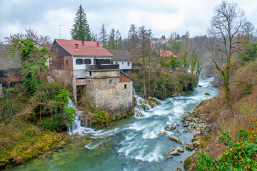 Fototapeta na wymiar Rastoke village, Croatia