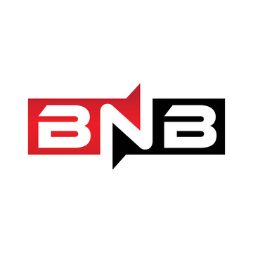 BNB  Monogram Initial Letters Logo Design