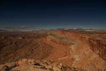 Looking Down on the Entrance Road From Navajo Knobs - obrazy, fototapety, plakaty