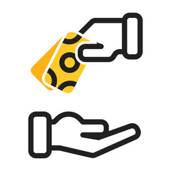 payment icon on isolated background. set of business and financial icons