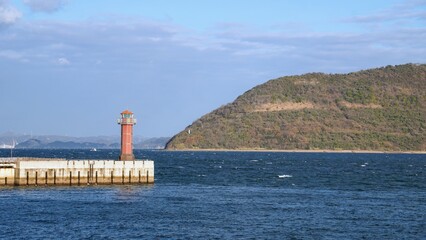 サンポート高松より出航した直島行フェリーの風景6
