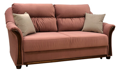 Sofa isolated on white background. Including clipping path