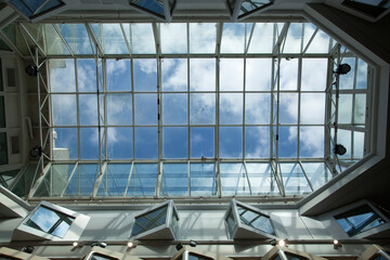 Ferry Ship Glass Transparent Ceiling