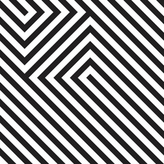 Seamless pattern with lines.Unusual poster Design .Black Vector stripes .Geometric shape. Endless texture
