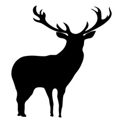 deer silhouette graphic transparent