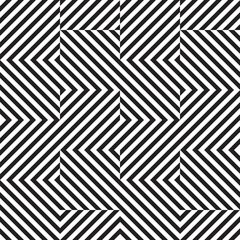 Seamless pattern with lines.Unusual poster Design .Black Vector stripes .Geometric shape. Endless texture
