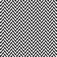 Seamless pattern with lines.Unusual poster Design .Black Vector stripes .Geometric shape. Endless texture
