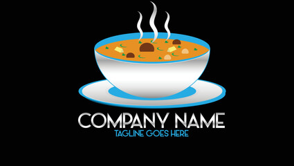 traditional food logo vector