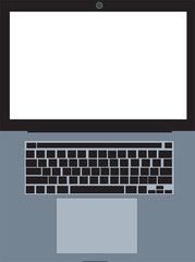 Illustration of a laptop computer