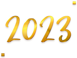 2023 Elegant Stylish Cursive Gold Typography Text 