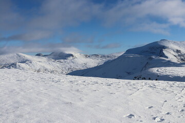 Snowdonia snowdon winter wales glyderau