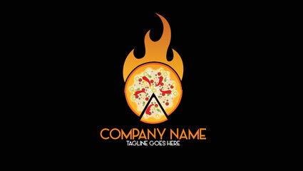 Pizza Logo Vector
