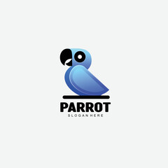 premium vector parrot bird gradient colorful © Norin