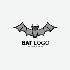 vector art bat logo design