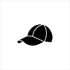Baseball cap line and glyph icon, clothes and wear, motorboat vector icon, vector graphics on white background