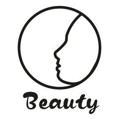 Simple minimalistic logo for beauty company.