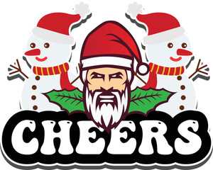 retro christmas design