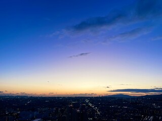 flying above the clouds