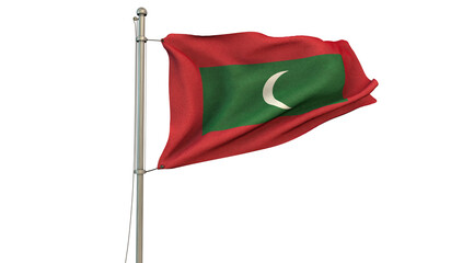 Maldives Flag, Republic of Maldives
