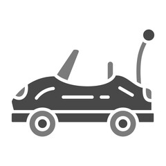 Car Greyscale Glyph Icon
