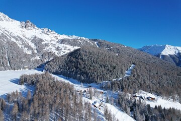 montagna inverno neve paesaggio 