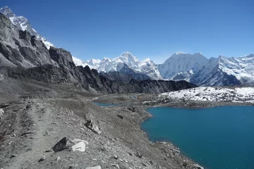 Crédence de cuisine en verre imprimé Ama Dablam Everest Three Passes