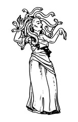 Medusa vector illustration