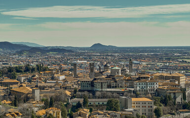 Fototapeta premium Bergamo, architecture and sacred art