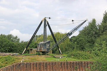 Boat crane by the River Severn, Worcester