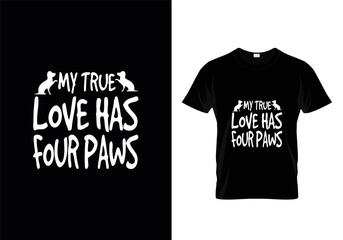 The More People I Meet The More I Love My Dog T-Shirt Design, Dog T Shirt Design, Dog Lover T-Shirt Design