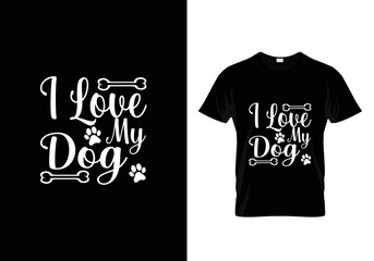 The More People I Meet The More I Love My Dog T-Shirt Design, Dog T Shirt Design, Dog Lover T-Shirt Design