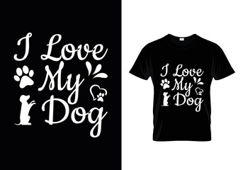 The More People I Meet The More I Love My Dog T-Shirt Design, Dog T Shirt Design, Dog Lover T-Shirt Design