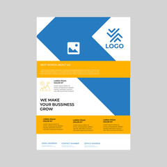 Corporate Book Cover Design Template in A4