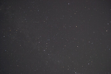night space sky with stars in Ukraine