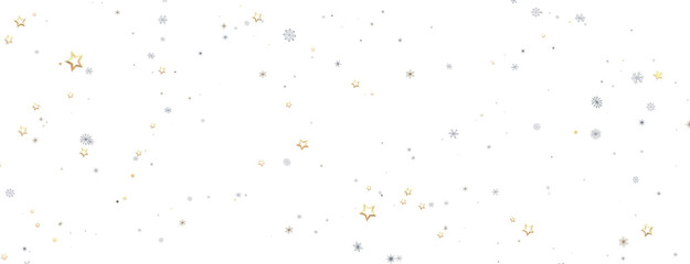 Winter christmas sky with falling snow